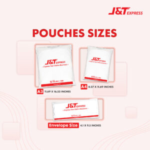 J&T Express Pouch Sizes for KSTOP SHOPP